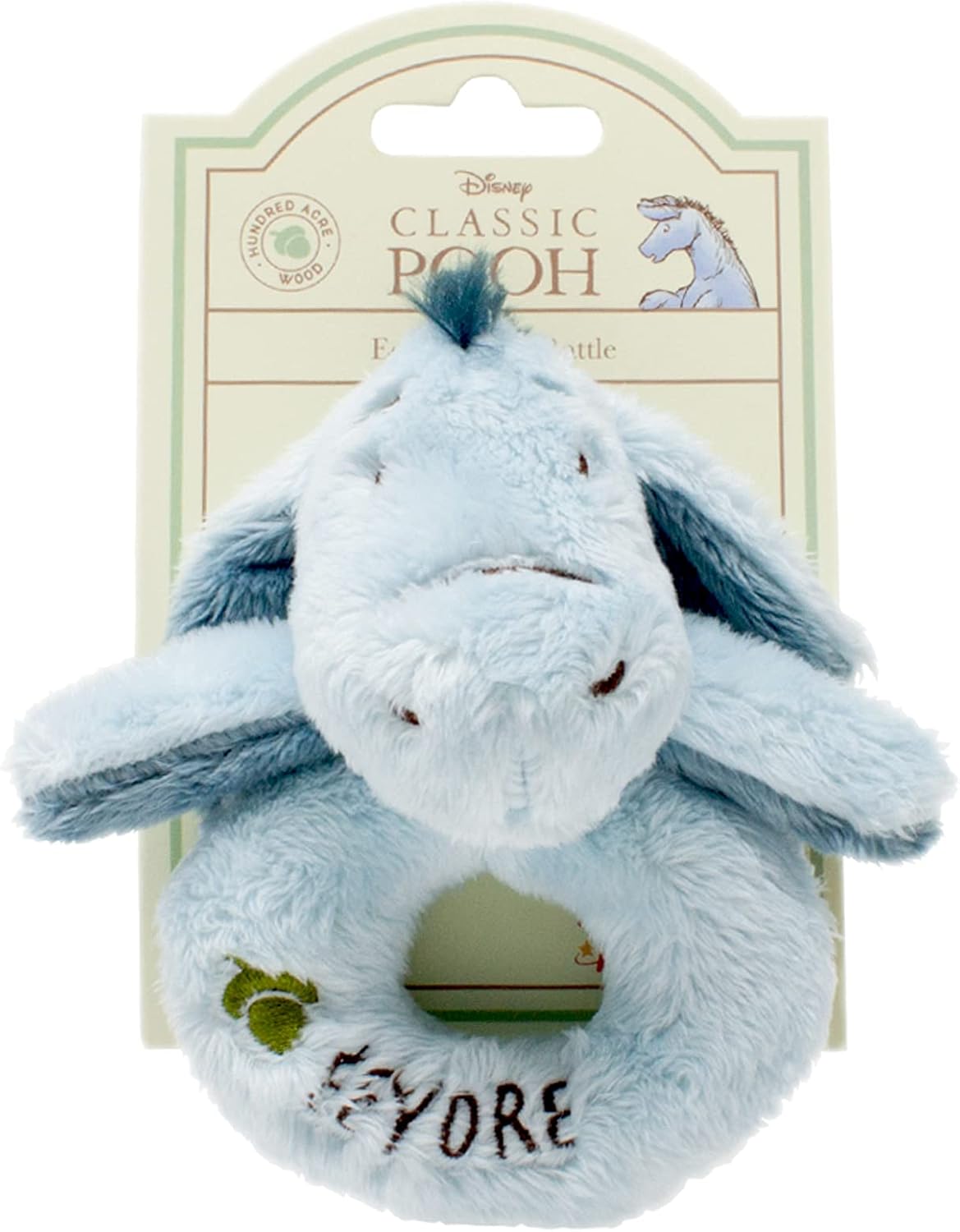 Eeyore Ring Rattle - Soft Plush Baby Toy for Newborns 1