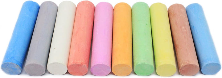 Bright Ideas PK52 Giant Playground Chalk - Assorted Colours for Outdoor Fun