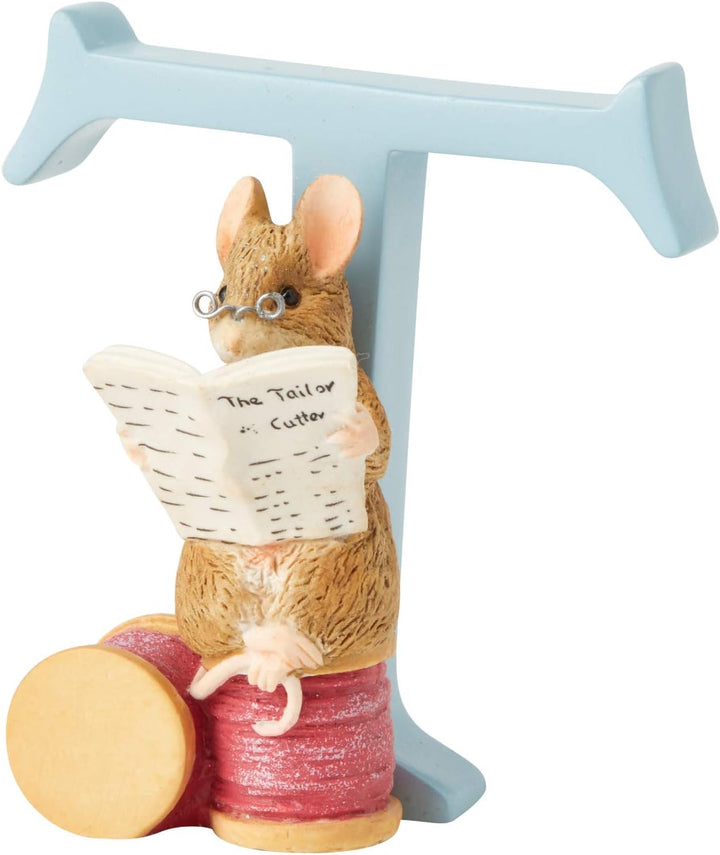 Enesco Beatrix Potter Alphabet Collection - The Tailor of Gloucester Figurine (Letter T)
