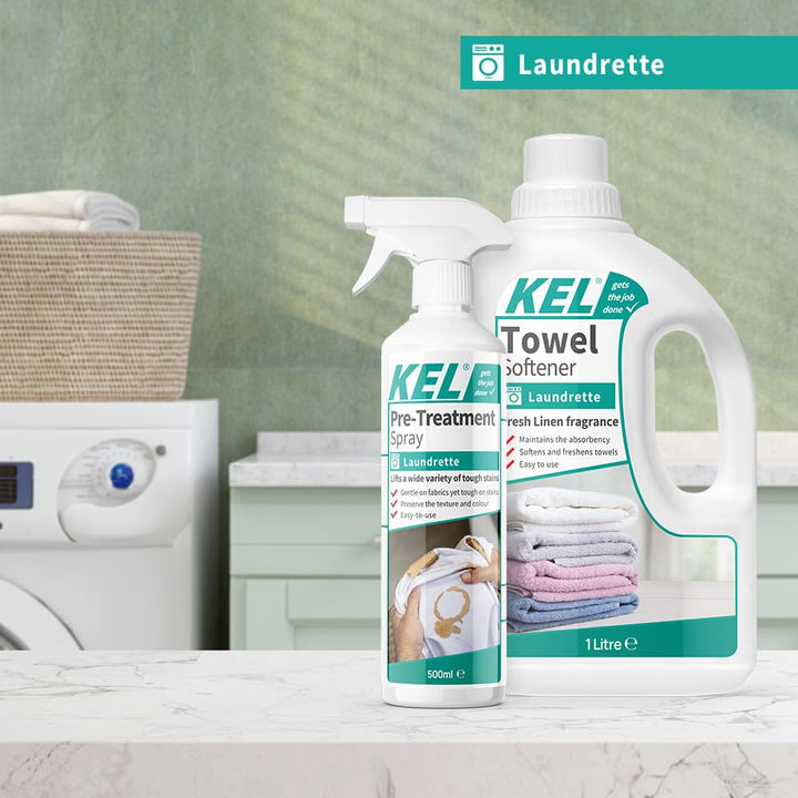 KEL - Towel Softener Liquid Conditioner for Laundry, Improves Absorbency & Fresh Linen Scent
