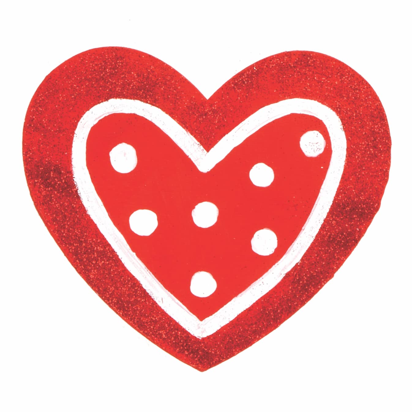 Baker Ross Heart Coasters - Pack of 10 Wooden Blanks for Crafting | 10.5 cm Diameter 2