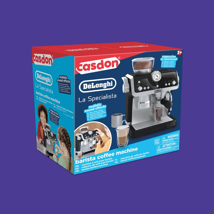 Casdon DeLonghi La Specialista Barista Coffee Machine - Pretend Play Toy for Ages 3+