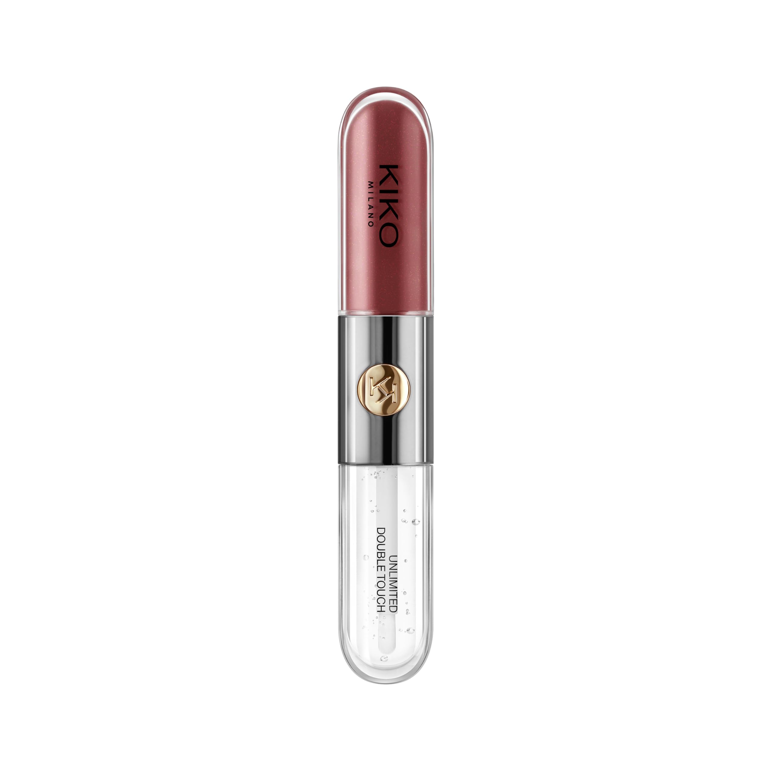 Kiko Milano Unlimited Double Touch Liquid Lipstick - 104 Sangria, 12-Hour Wear, Bright Finish