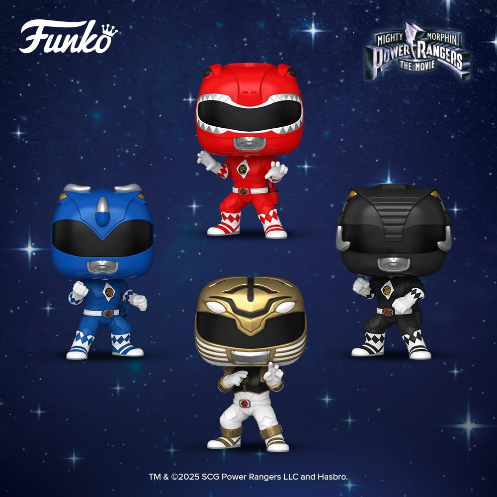 Funko Pop! Movies: Mighty Morphin Power Rangers Movie - Black Ranger Vinyl Figure 3