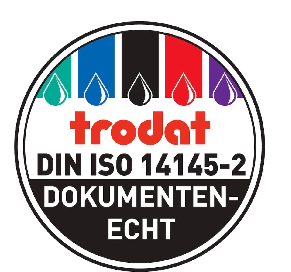 Trodat Replacement Ink Pads 6/4912/2 - Pack of 2 - Red/Blue Ink | For Printy 4912, 4912 Typo, 4952 6