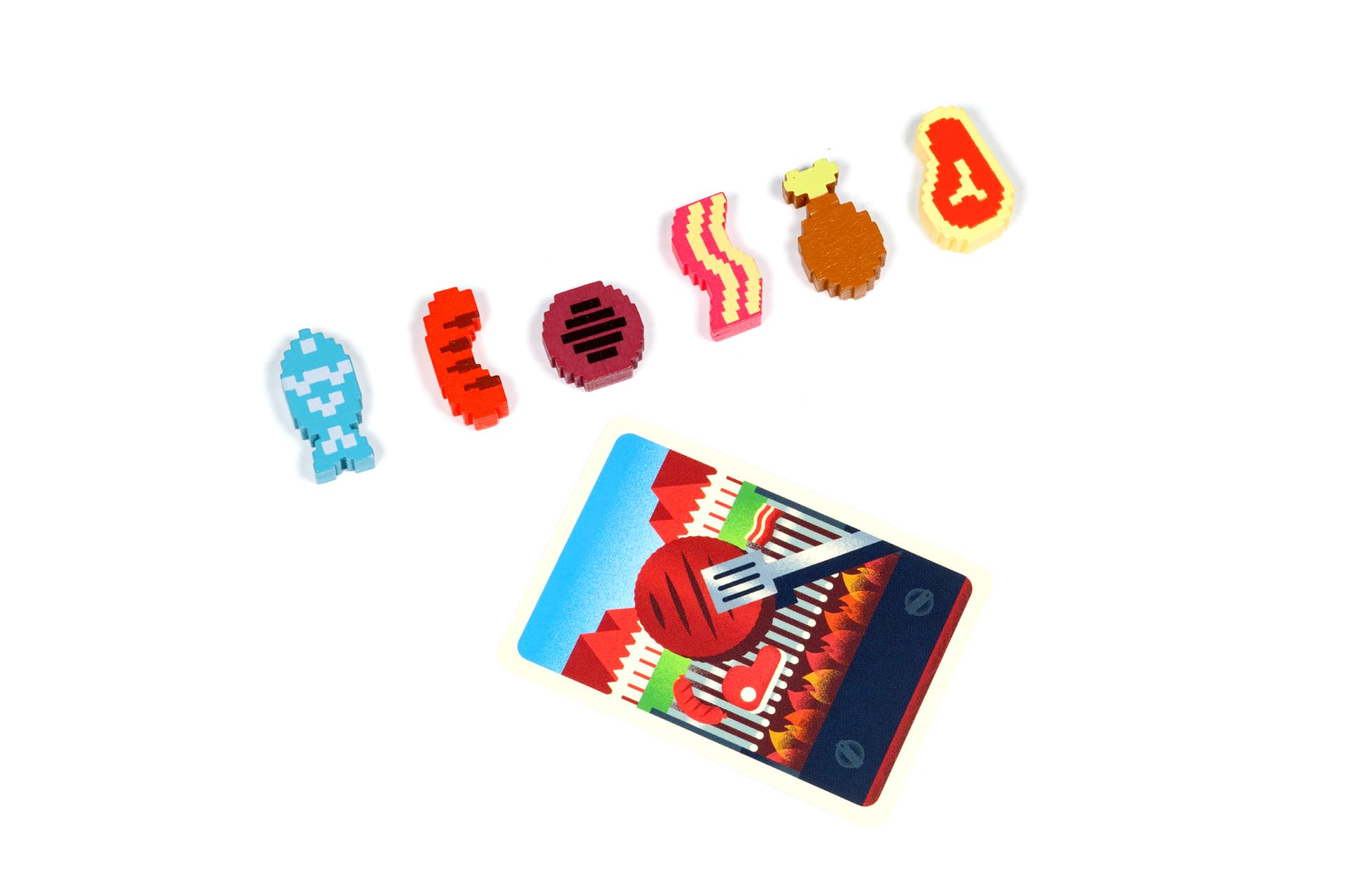 Alley Cat Games Barbecubes - Meat Edition | Dexterity Stacking Game | Ages 8+ 4