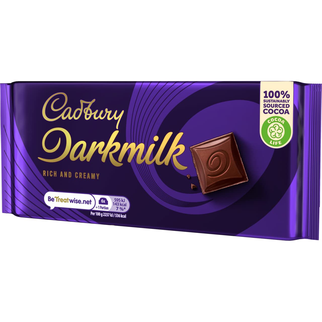 Cadbury - Dark Milk Chocolate Bar 80g 3