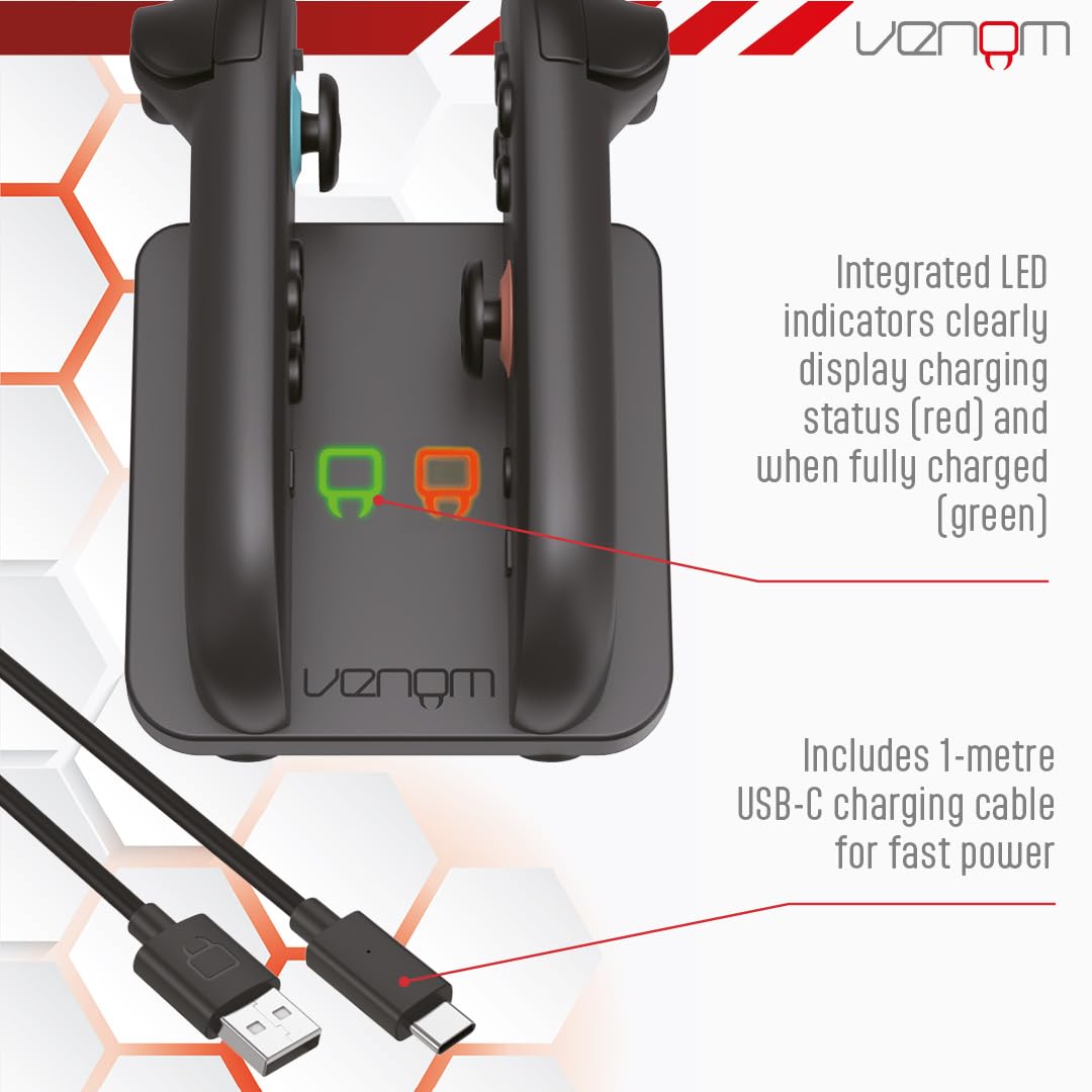 Venom Switch 2 Joy-Con Magnetic Charging Dock (Nintendo Switch 2) 5