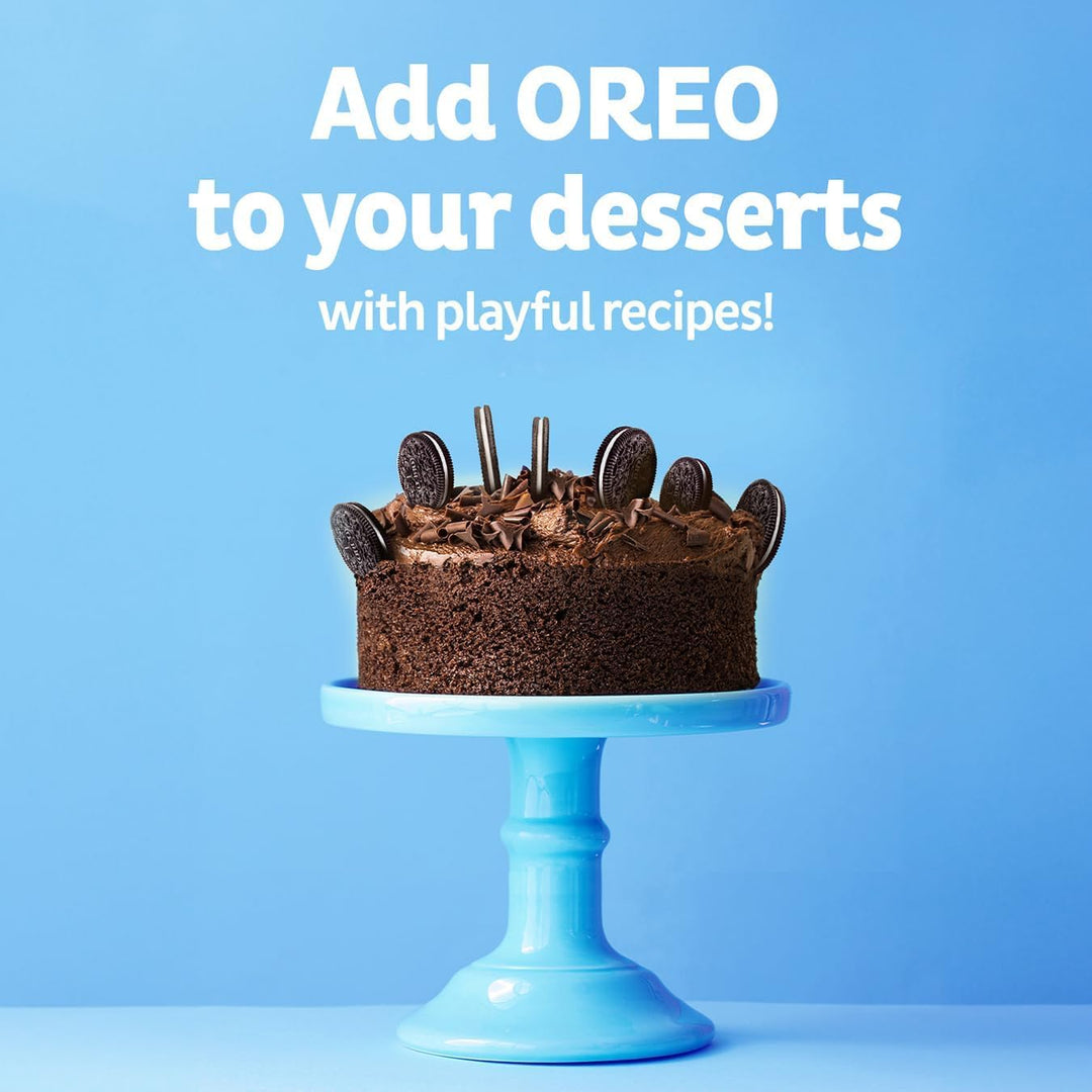 Oreo Sandwich Biscuit Filled with Choco Brownie Batter Flavoured Creme, 154g