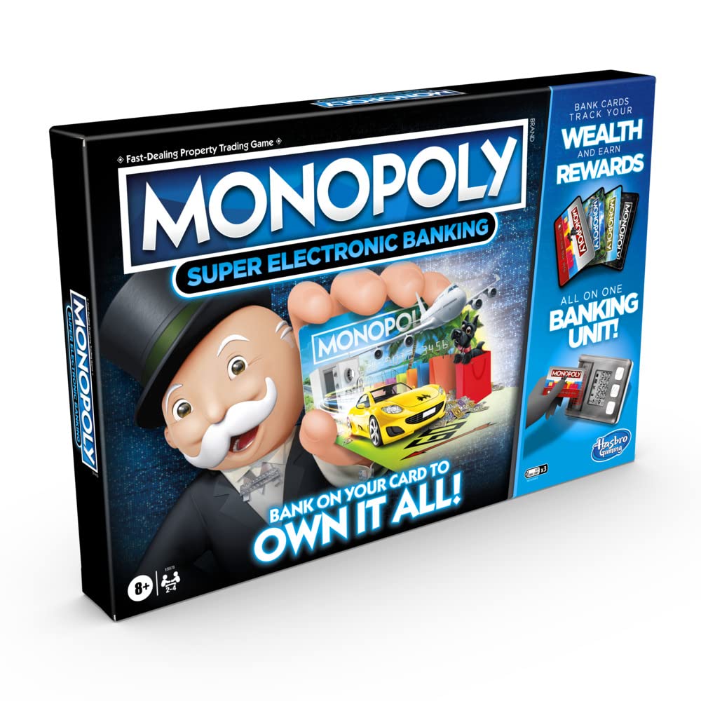 Monopoly Ultimate Rewards Family Board Game with Electronic Banking | Ages 8+ | 2-4 Players 3
