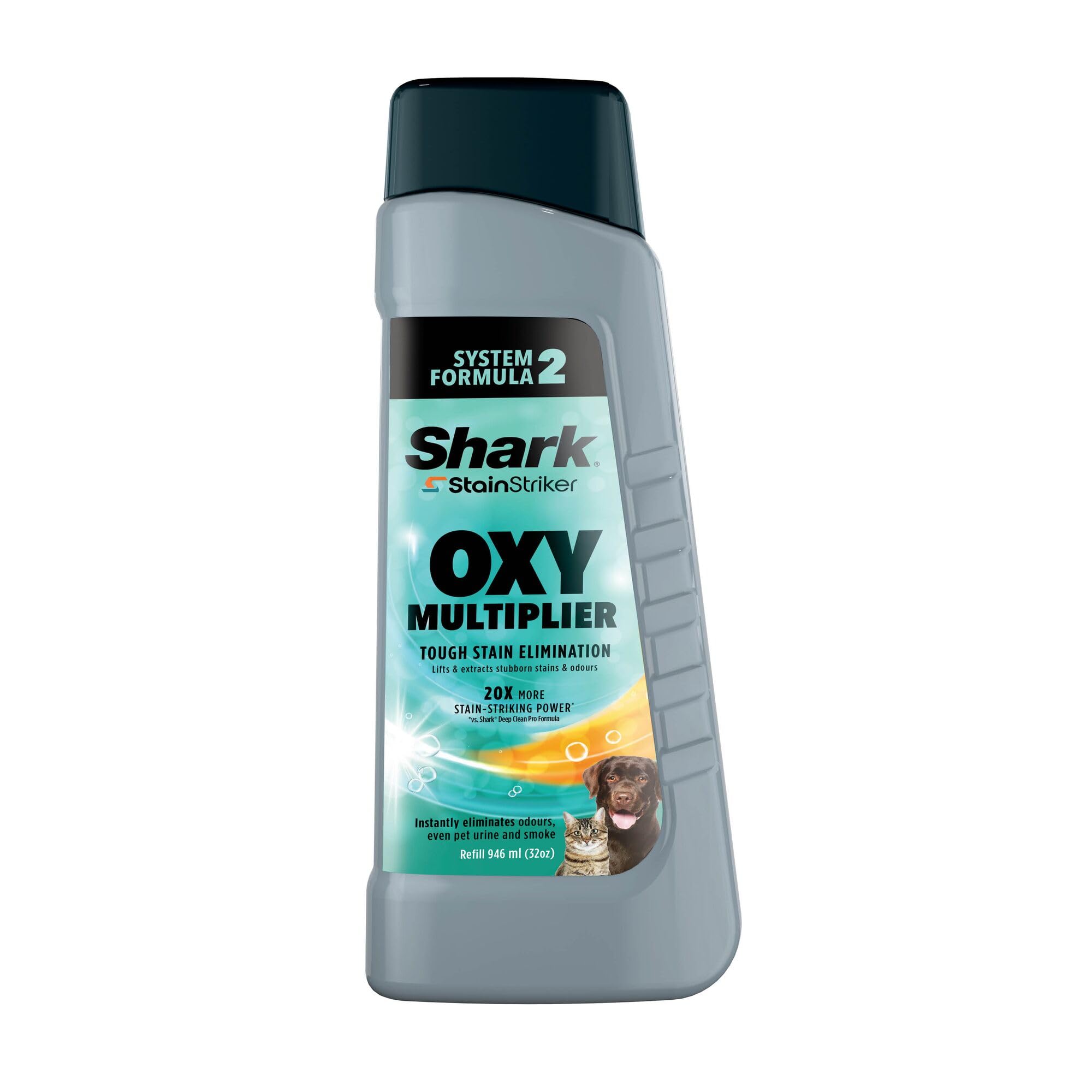 Shark StainStriker Oxy Multiplier Formula - 946ml Refill for Stubborn Stains & Odours