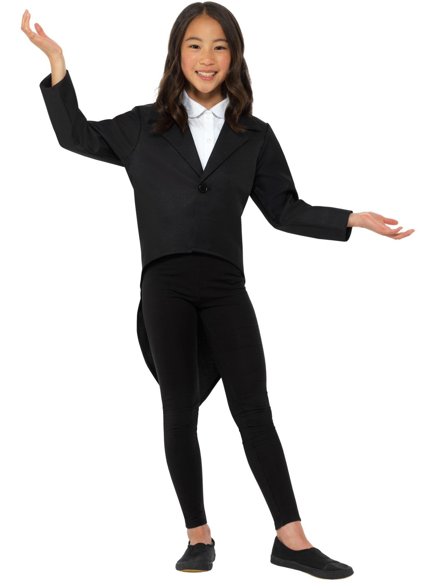 Smiffys Boys Tailcoat Costume - Black | Age 7-9 Years | Chest 27-28.5" 4