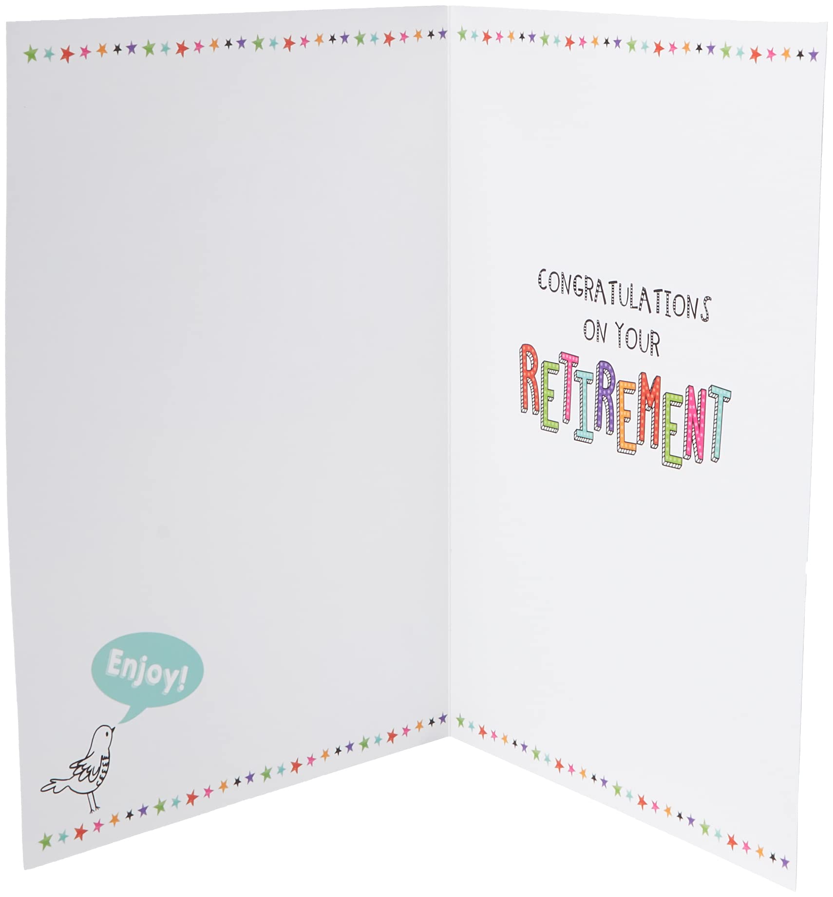 Piccadilly Greetings Retirement Card - Large 12 x 9 Inches | Blank Inside | Made in UK 2
