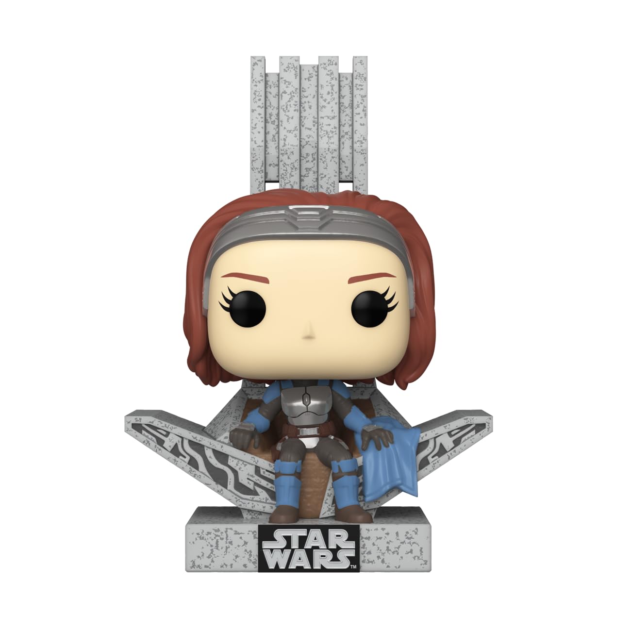 Funko Pop! Star Wars: The Mandalorian - Bo-Katan Kryze with Throne Deluxe Vinyl Figure