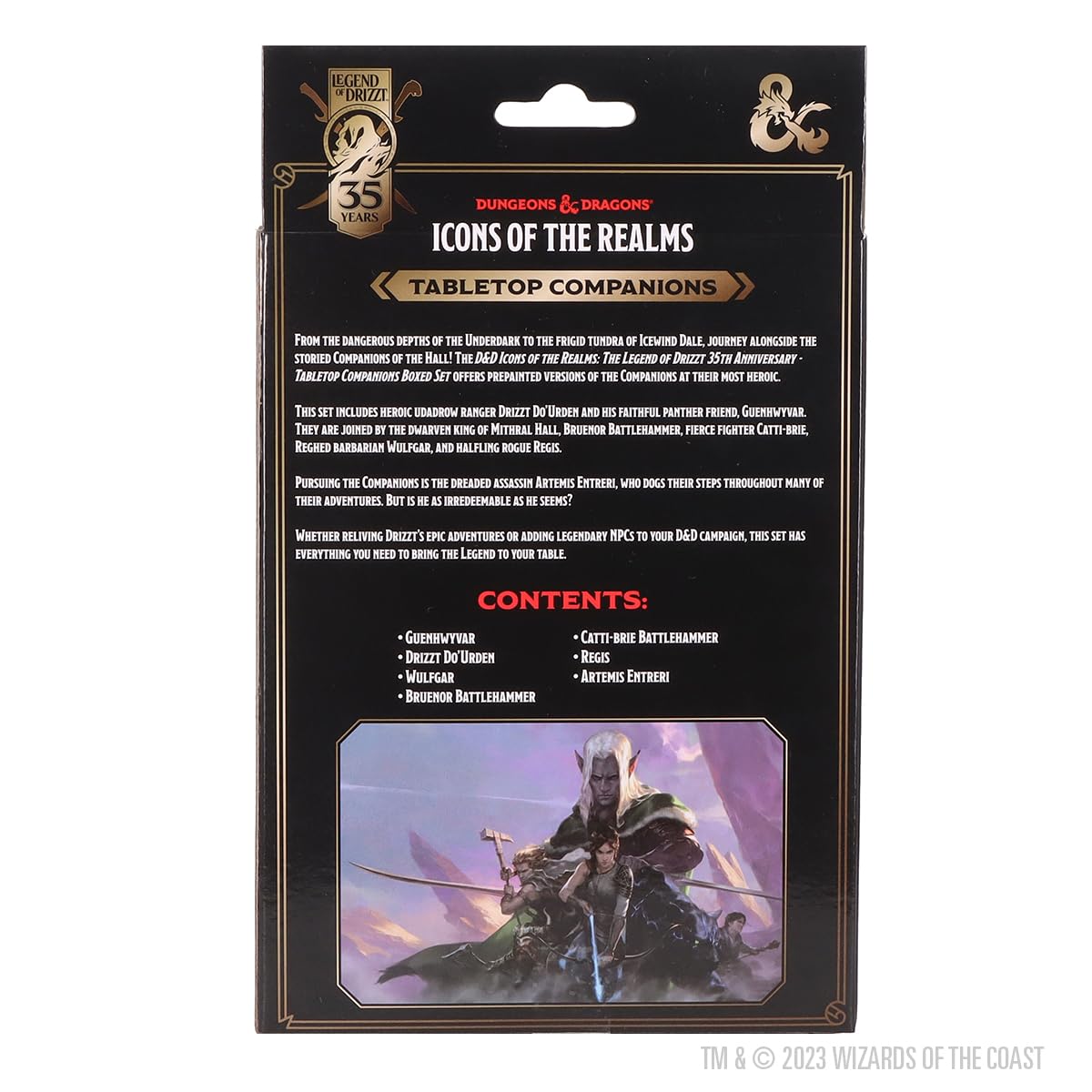 Wizkids D&amp;D The Legend of Drizzt 35. Jubiläums-Miniaturen, vorbemalte Tabletop-Begleiter, Box-Set 11