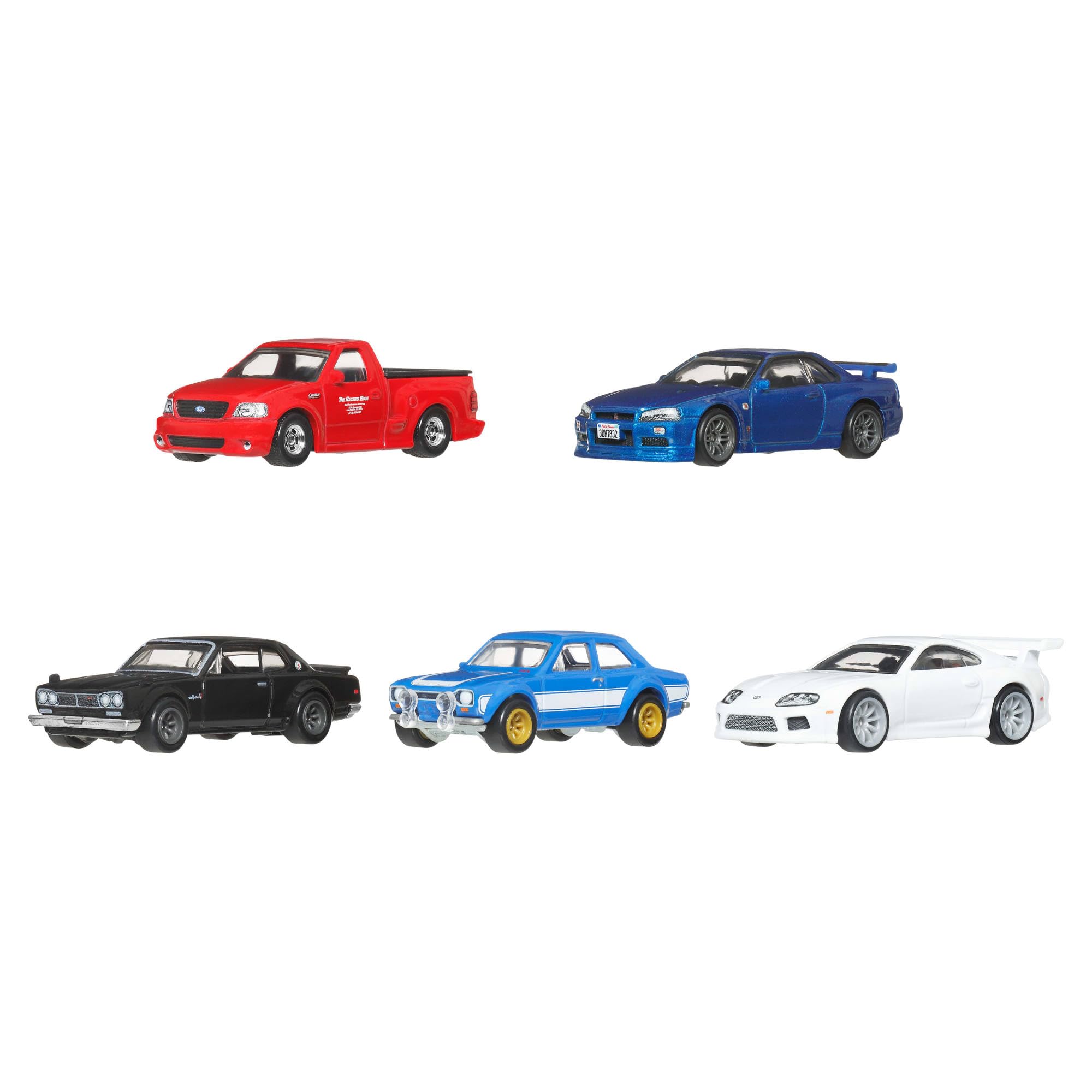 Hot Wheels Premium Fast & Furious 5-Car Bundle - 1:64 Scale Die-Cast Replicas 2