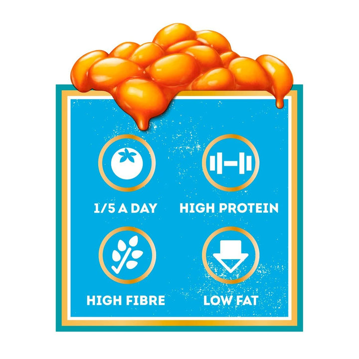 Heinz No Added Sugar Baked Beans 4x415g
