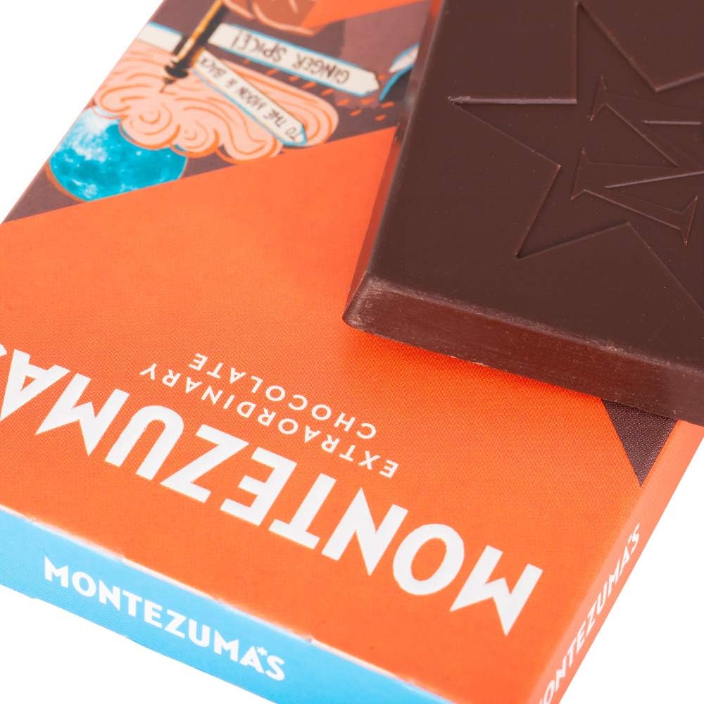 Montezuma's - Spice It Up 70% Cocoa Dark Chocolate with Ginger 90g Bar 7