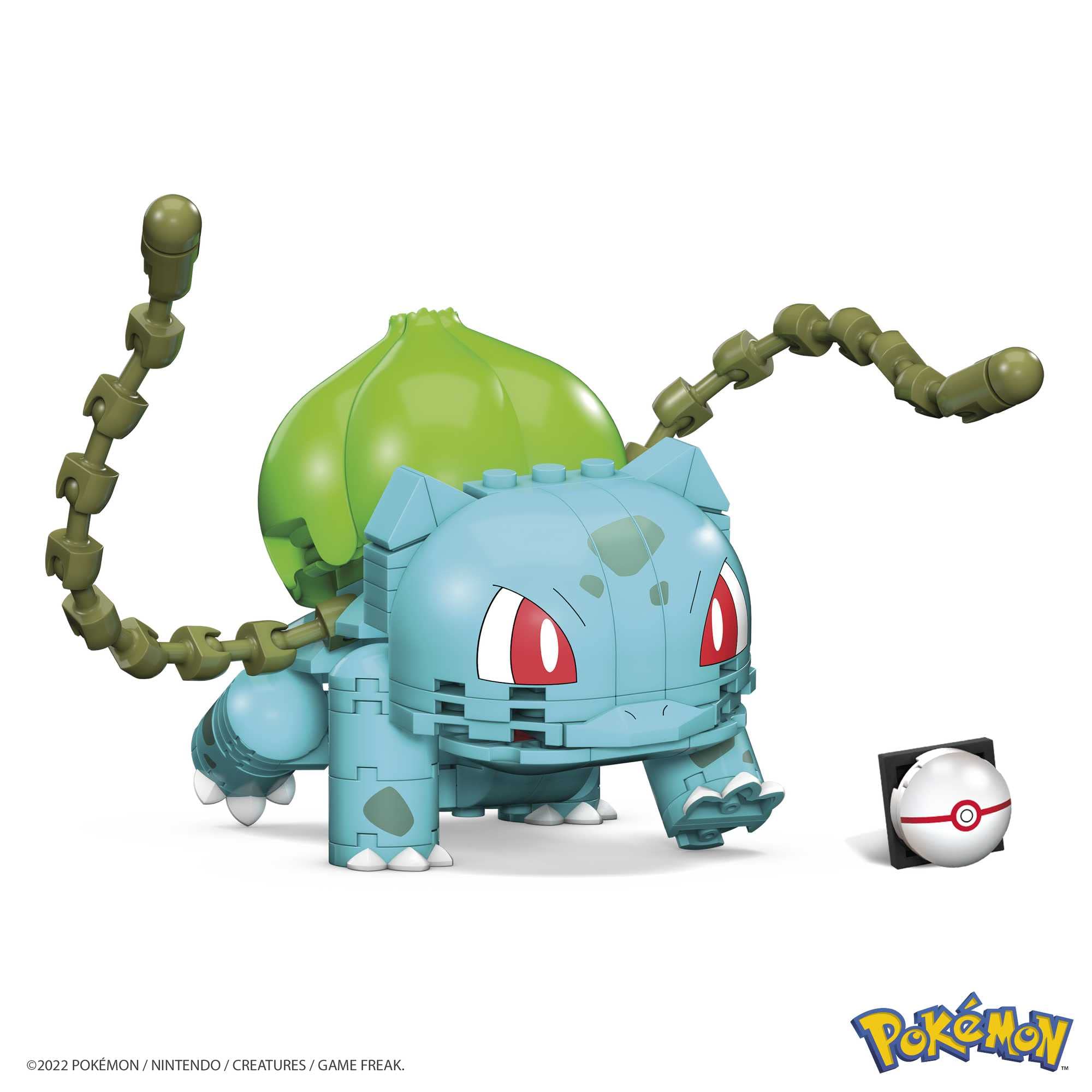 MEGA Pokémon Bulbasaur Building Set - 175-Piece Poseable Figure with Battle Effects, Ages 7+ 3