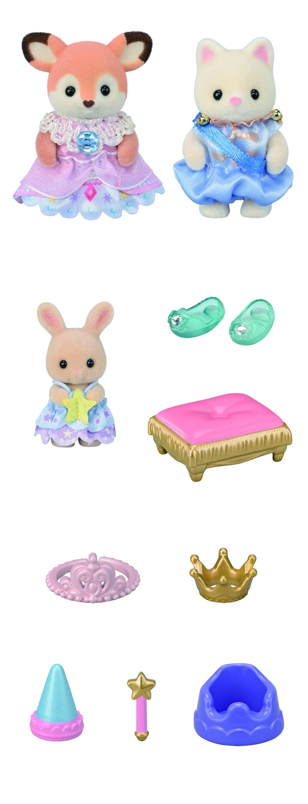 Sylvanian Families Nursery Princess Play Set 5818 | Includes 3 Babies & Accessories | Ages 3+ 5