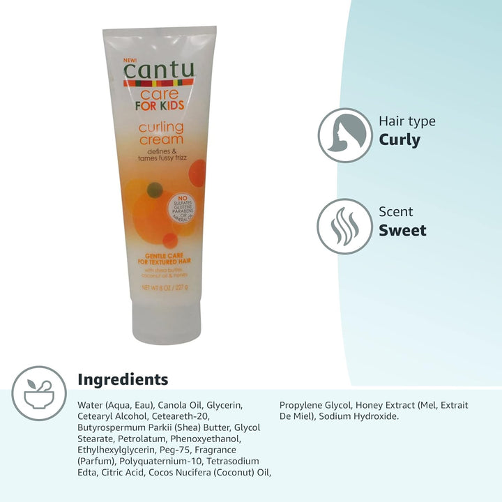Cantu - Care for Kids Curling Cream (227g) (‎CTU07543)