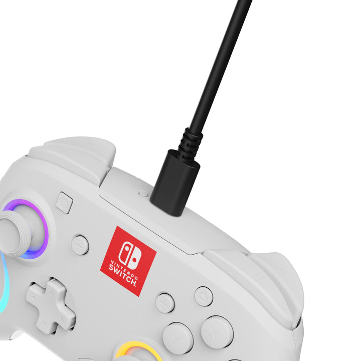 Afterglow Wave Wireless Controller for Nintendo Switch - White