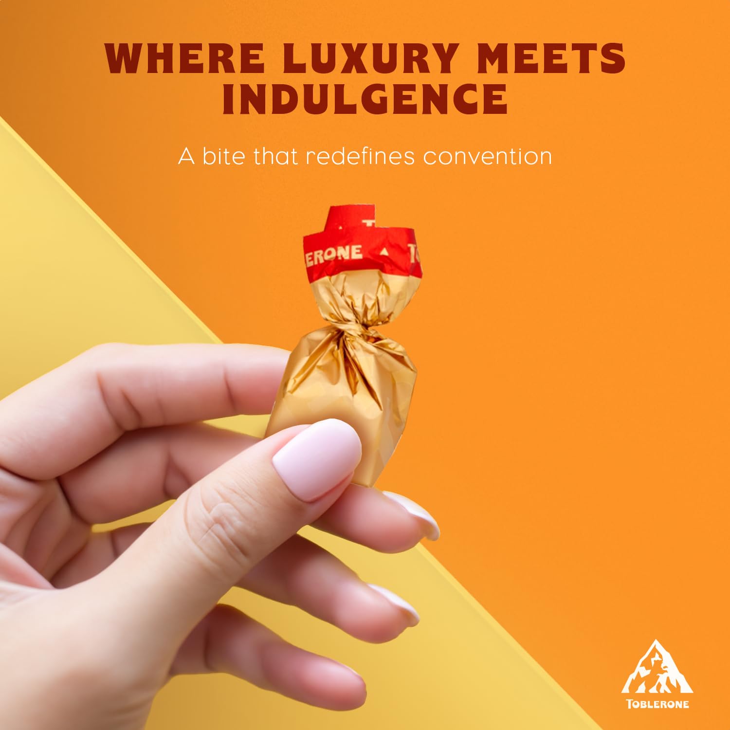 Toblerone Golden Milk Chocolate, Honey and Almond Nougat Large Gift Bar 340g 4