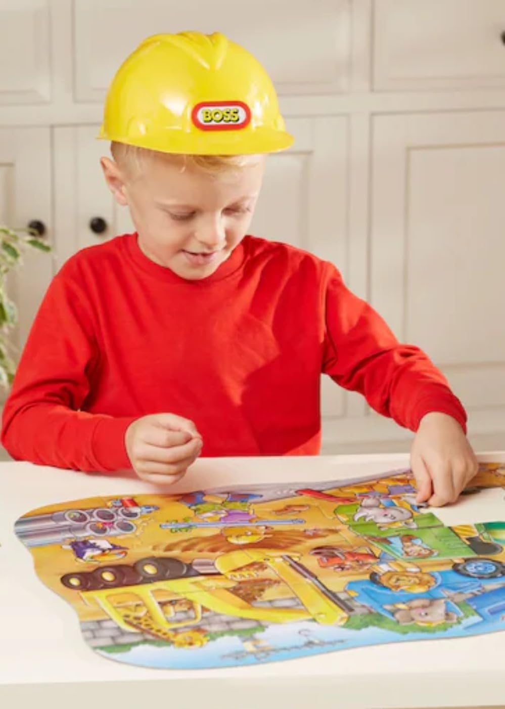 Orchard Toys Busy Builders Jigsaw Puzzle - 30-Piece Educational Construction Puzzle for Ages 3+ 4