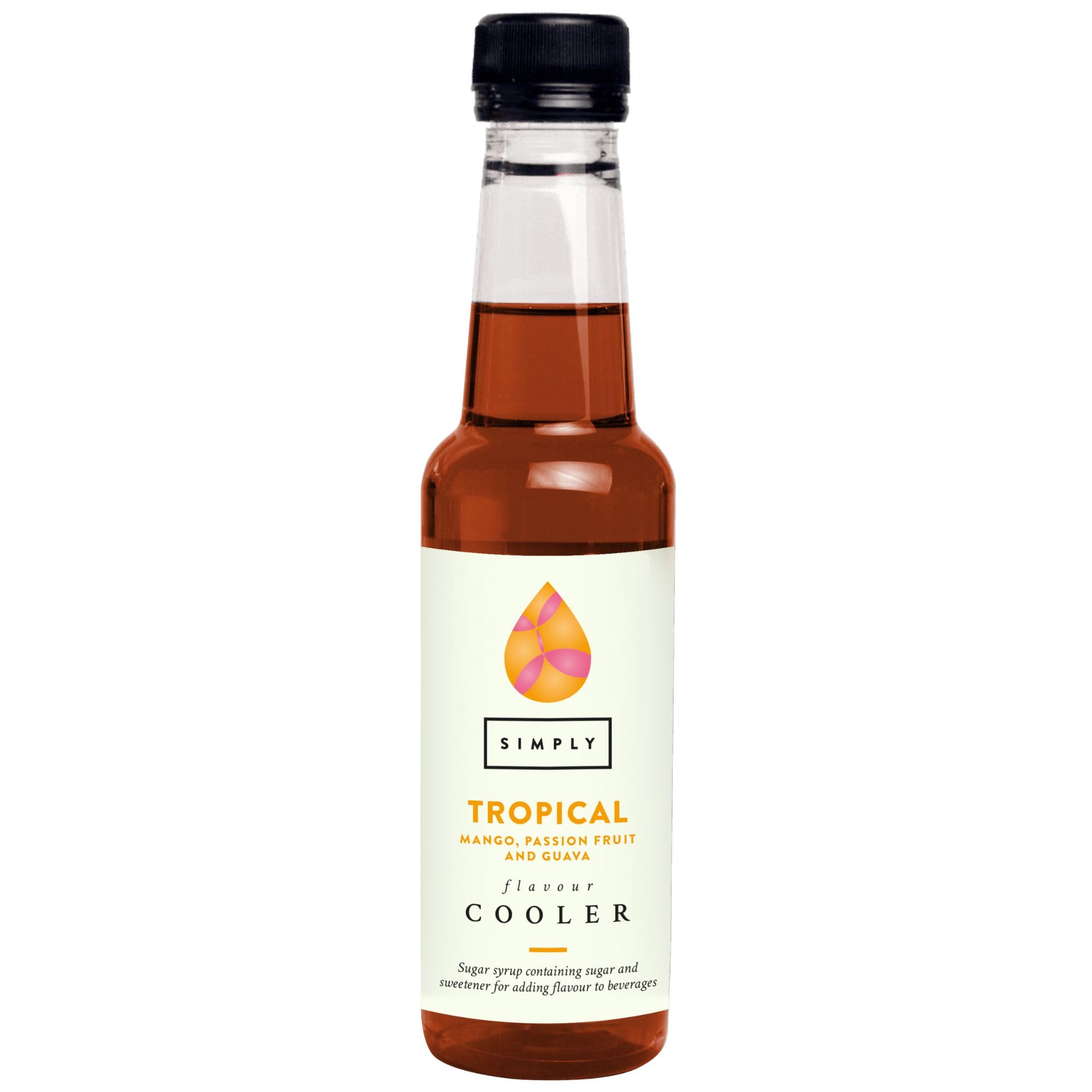 Simply Tropical Cooler Syrup - Mango, Passion Fruit & Guava Flavour | 250ml 1