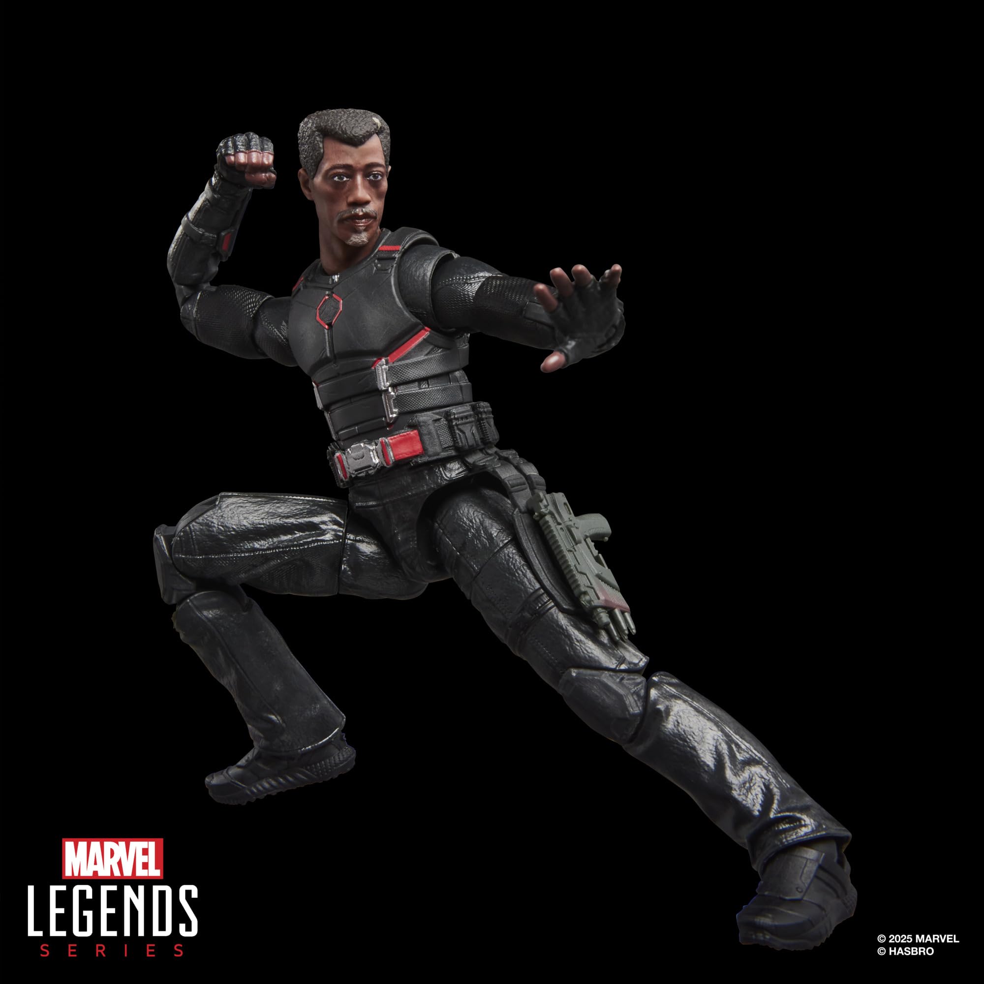 Marvel Legends Marvel's Blade Action Figure - 6-Inch Scale, 7 Accessories, Ages 14+ 5