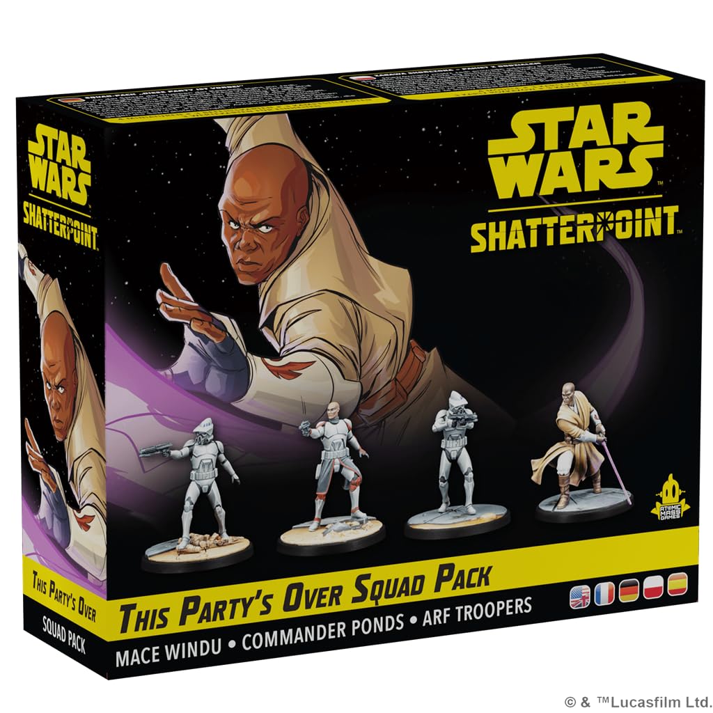 Atomic Mass Games Star Wars: Shatterpoint Mace Windu Squad Pack 8
