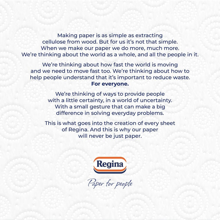 Regina - XXL Absorb Kitchen Roll 6 Rolls | 75 Extra Large Sheets per Roll