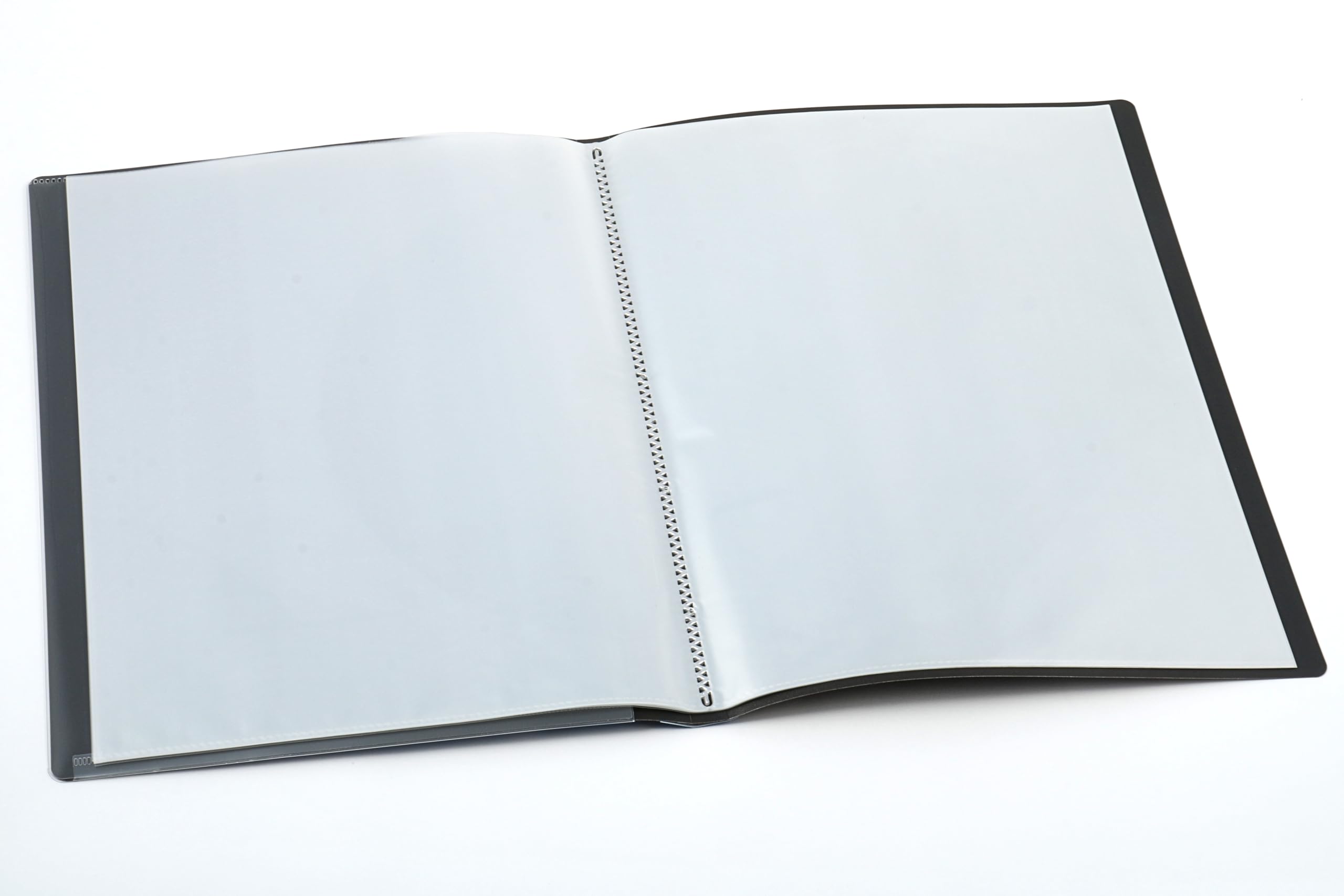 Europel OPUS 2 Display Book - A4 Size, 10 Pockets | Dark Grey Polypropylene