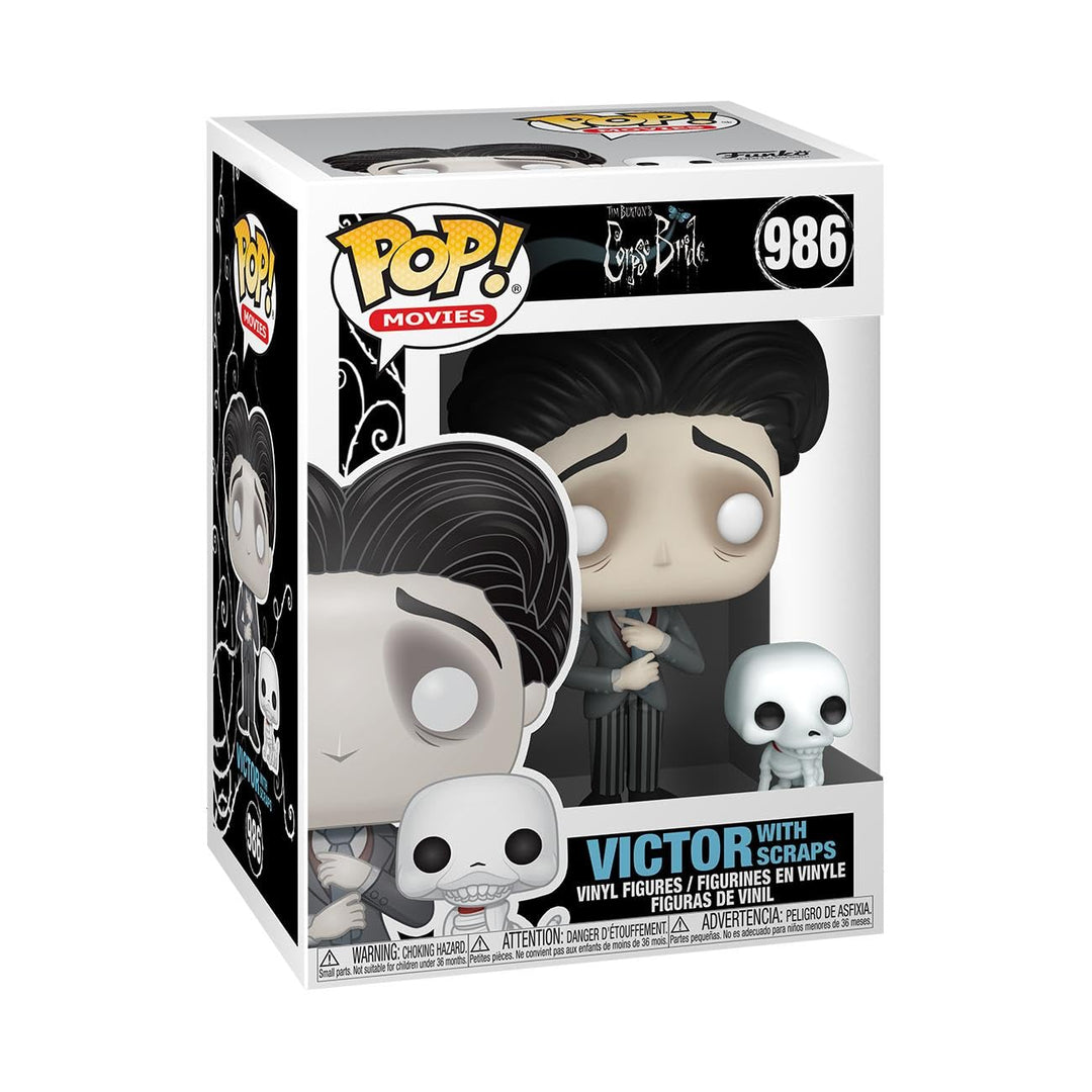 Funko Pop! Movies The Corpse Bride - Victor With Scraps Vinyl Figure #986