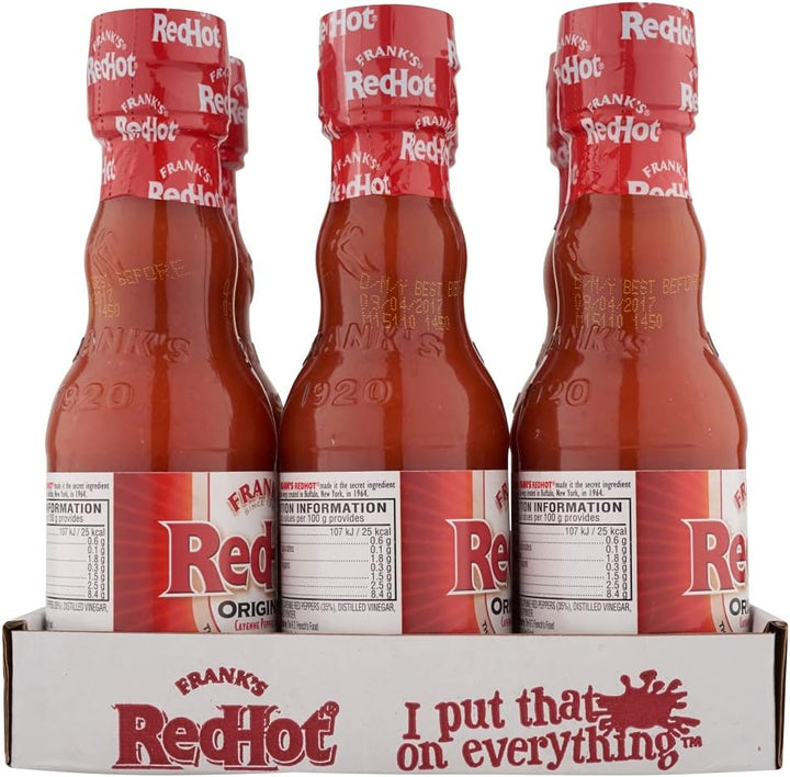 Frank's RedHot Original Cayenne Pepper Sauce 148 ML | Pack of 6