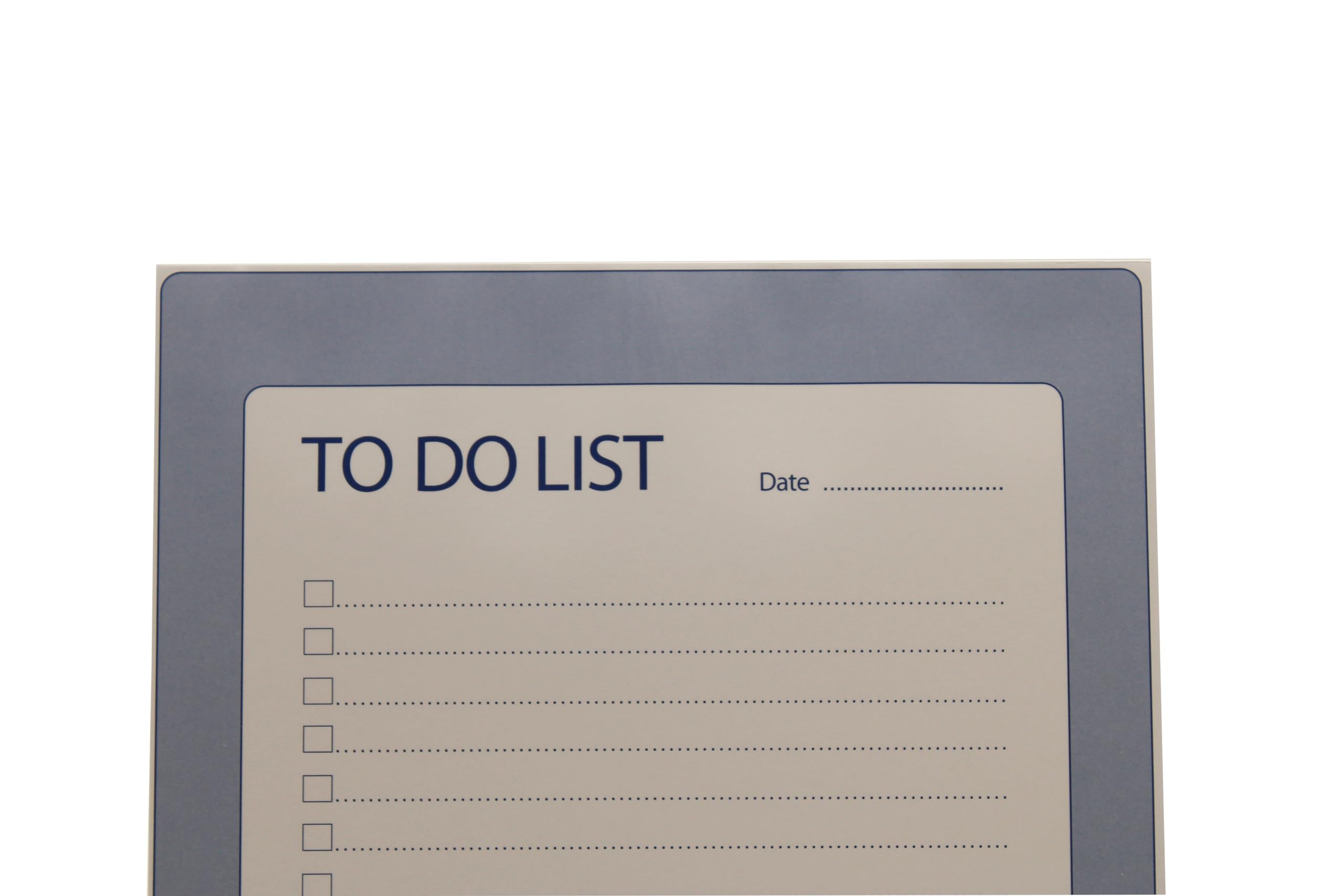 Exacompta Guildhall Essentials To Do List Pad - A4 Size, 60 Sheets, Blue/White 4