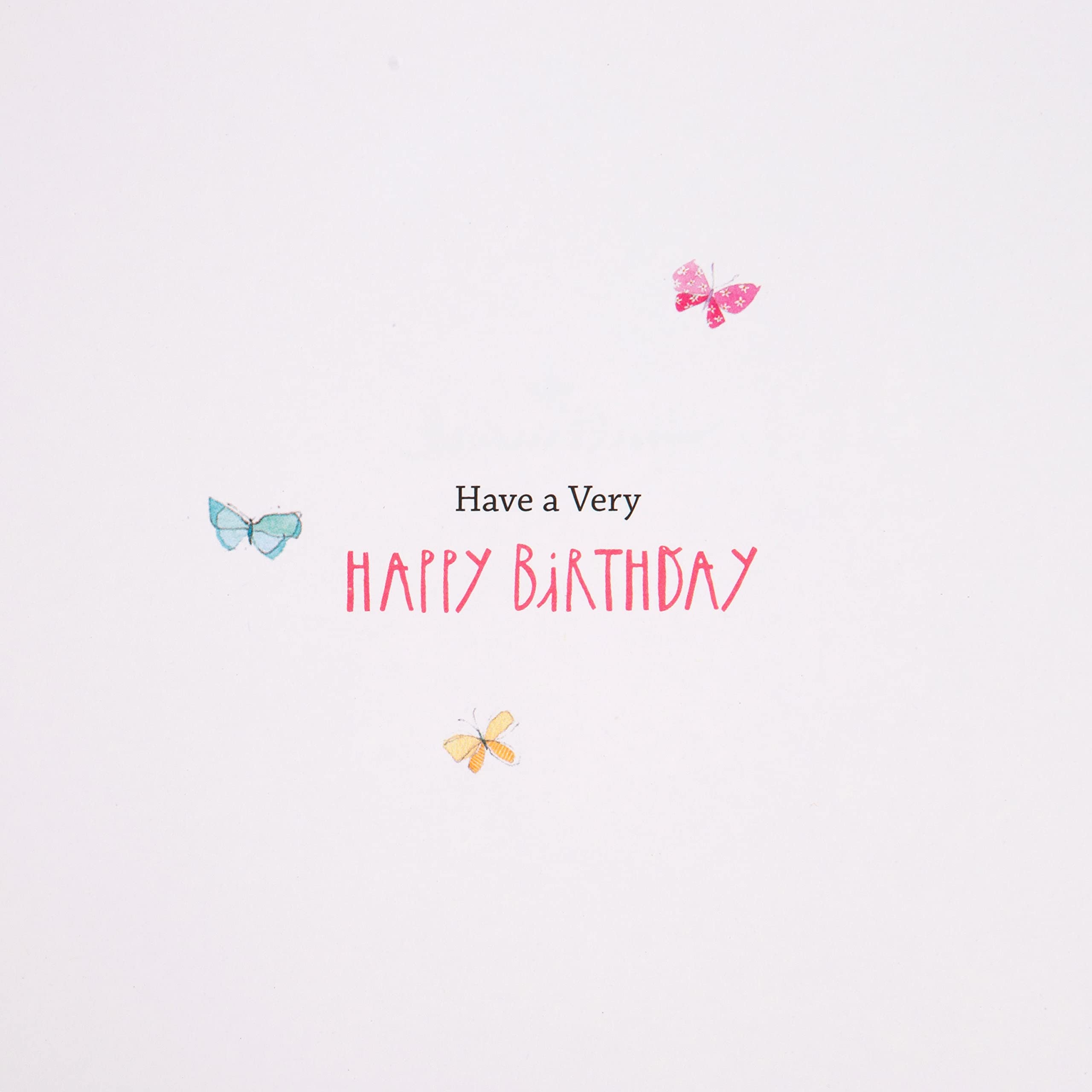 Hallmark Birthday Card - Classic Design with 3D Effect & Gold Foil Lettering 3