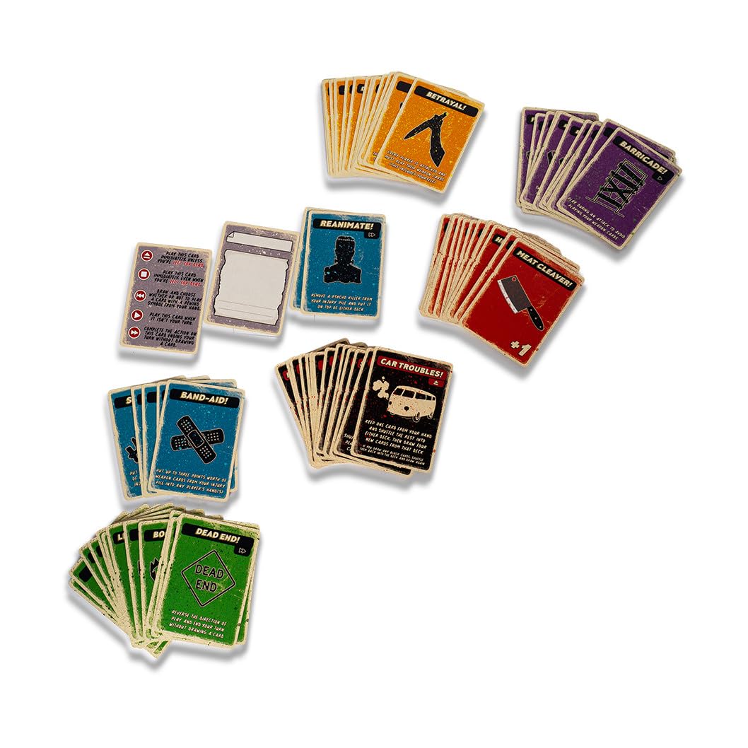 Escape Tabletop Games Psycho Killer Card Game – VHS-Style Horror Survival Party Game for Adults