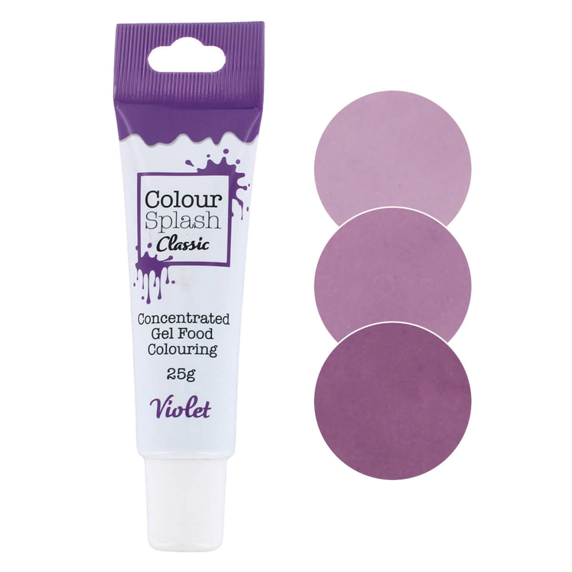 Colour Splash Food Colouring Gel - Violet | Highly Concentrated Gel | 25 ml 1