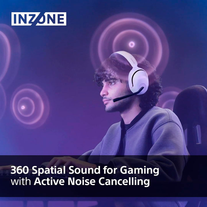 Sony INZONE H5 Wireless Gaming Headset - PC/PS5, 360 Spatial Sound for Gami