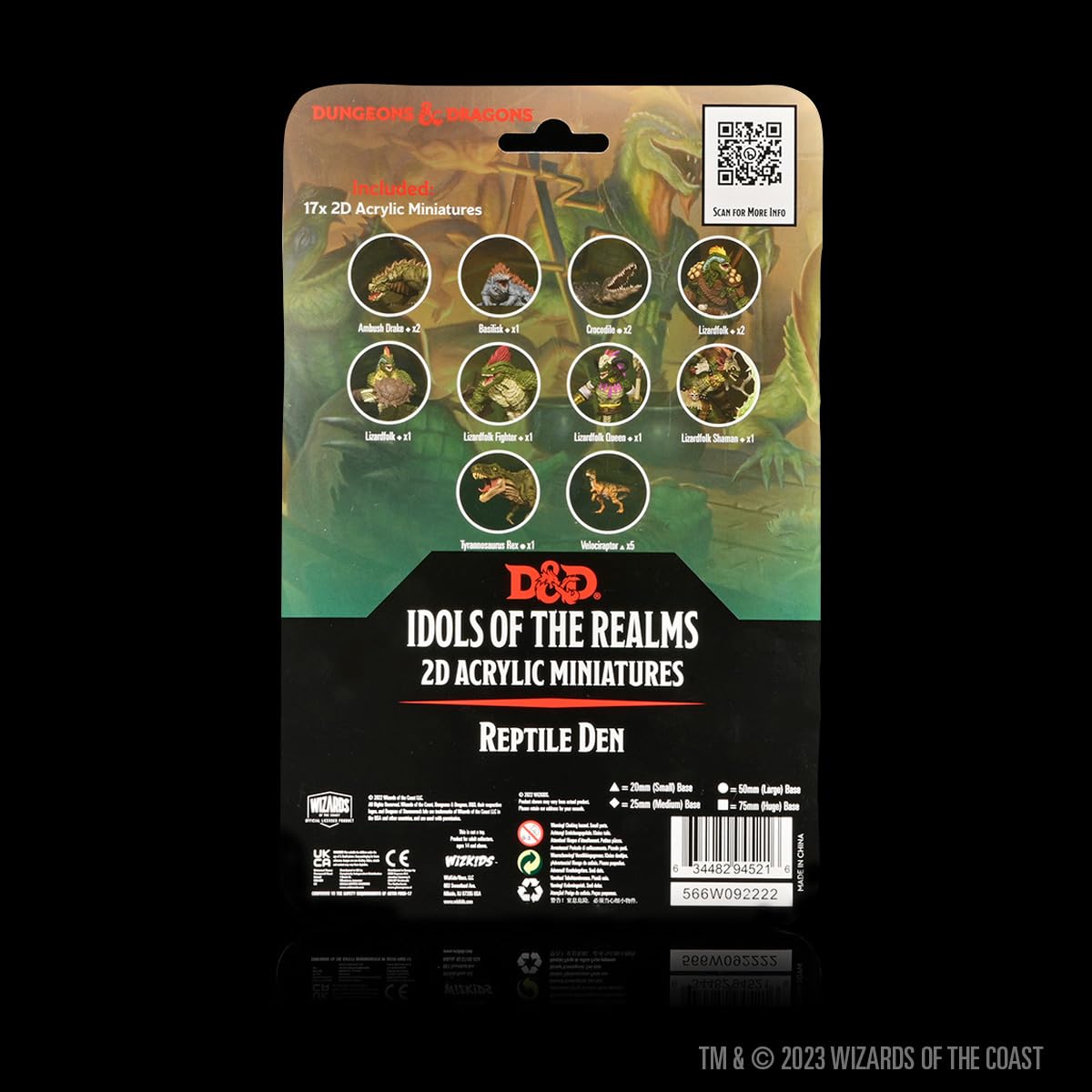 WizKids D&amp;D Idols of the Realms: Reptile Den Scales &amp; Tails 2D-Miniaturen 2
