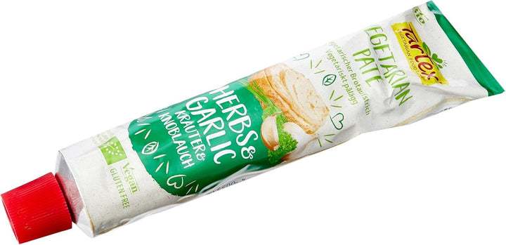Tartex Organic Herb and Garlic Vegetarian Pate in Tube – 200g