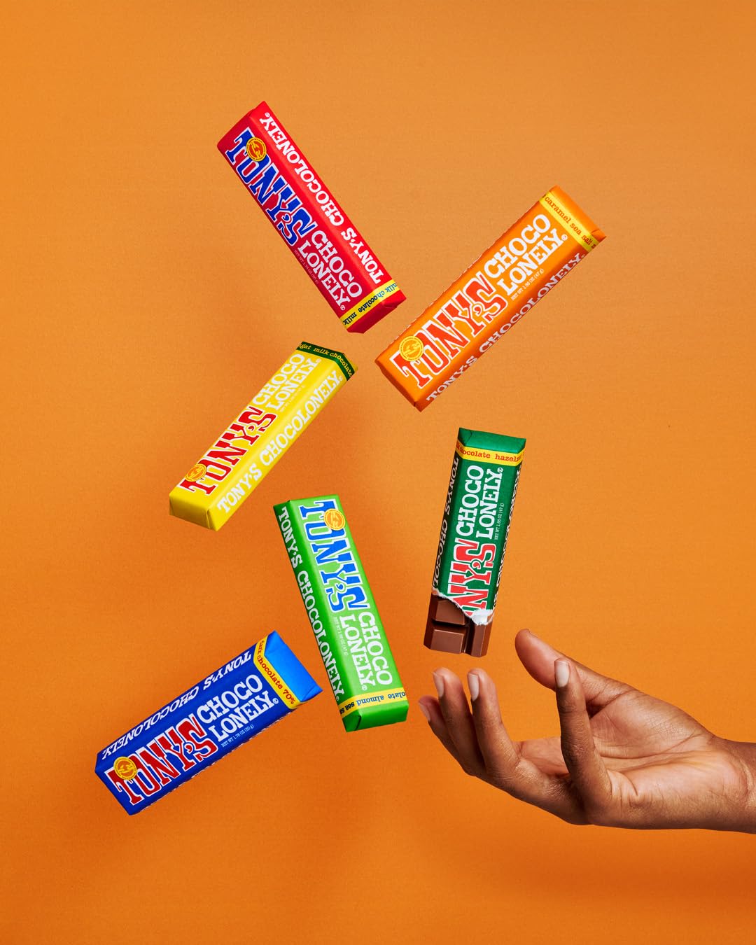 Tony's Chocolonely Milk Chocolate Bar 50g - Fairtrade & Slave-Free