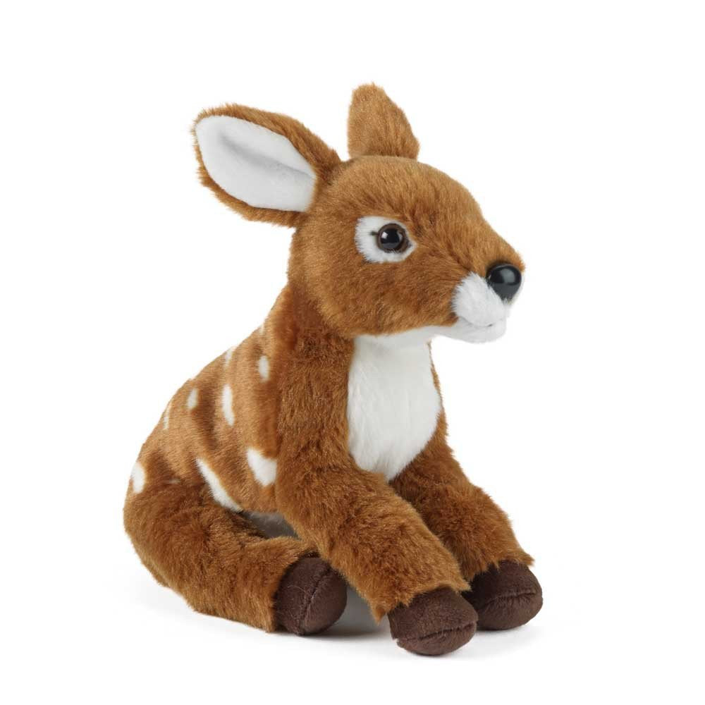 Living Nature Fawn Baby Deer Soft Toy - Realistic Detail, Eco-Friendly, 21cm