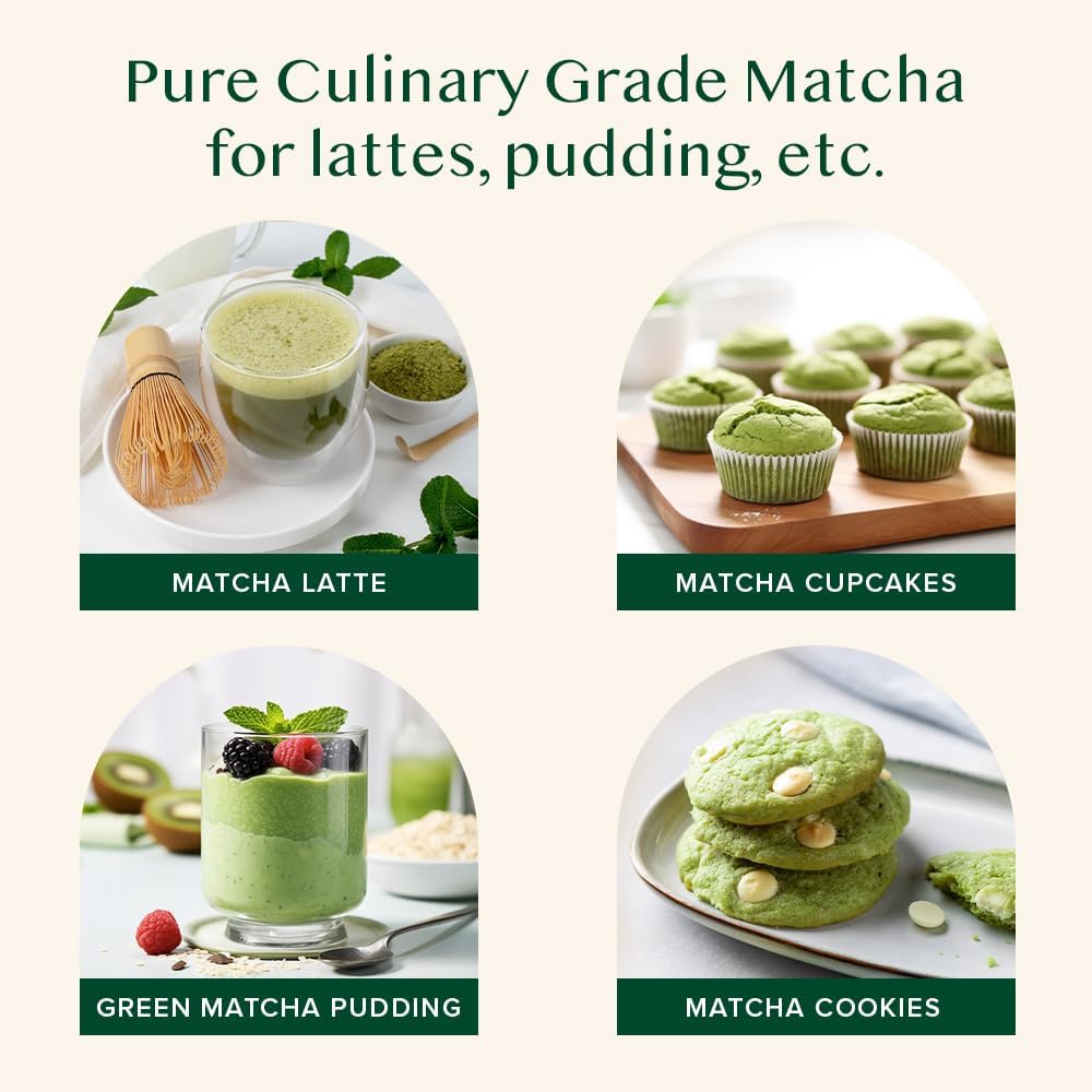 VAHDAM Matcha Green Tea Powder (25g) - Authentic Japanese Culinary Grade