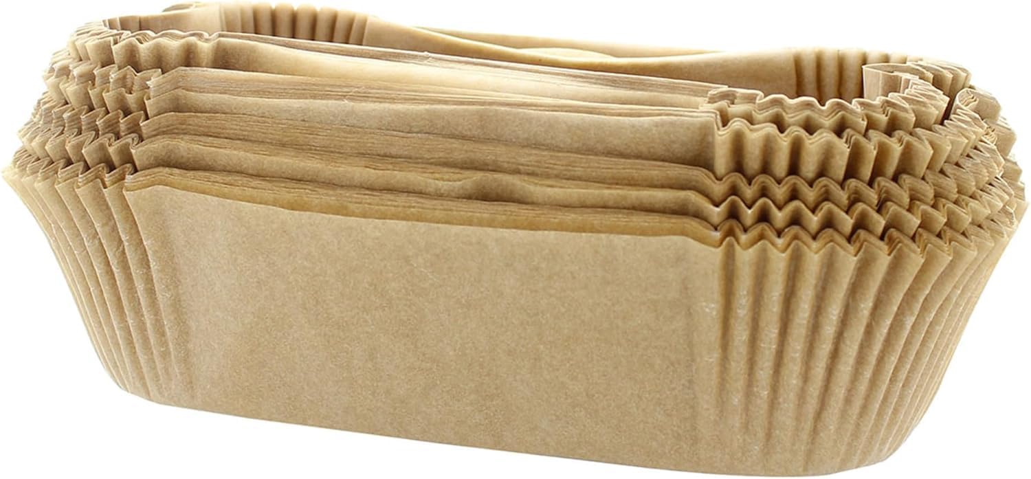 Culpitt 2lb Loaf Tin Liners 100 Pack - Non-Stick Siliconised Greaseproof Baking Paper for Ovens & Air Fryers 4