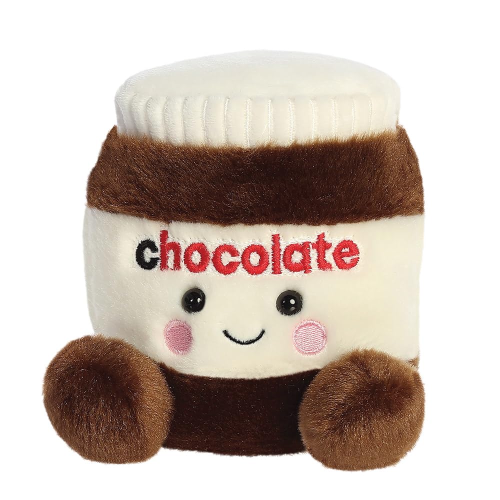 AURORA Palm Pals Silky Chocolate Spread Soft Toy | 13cm | Suitable from Birth