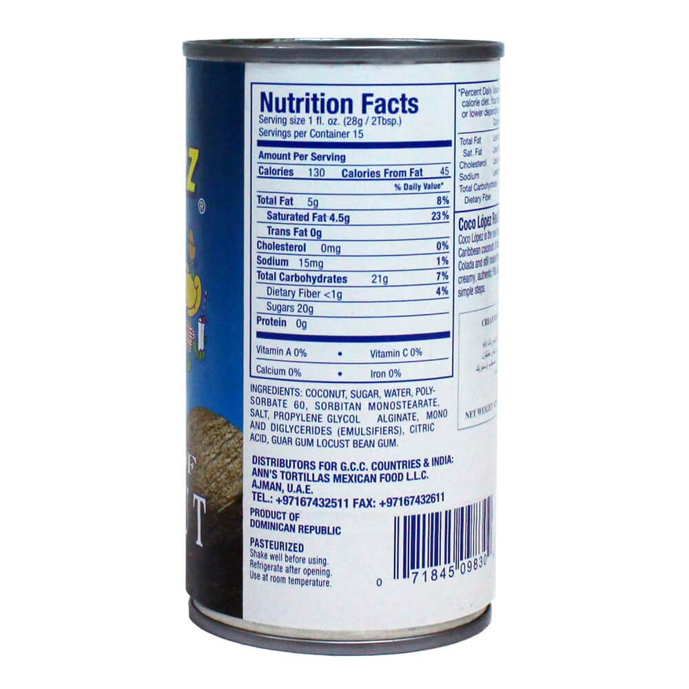 Coco Lopez Cream of Coconut Cocktail Mix for Pina Colada 4