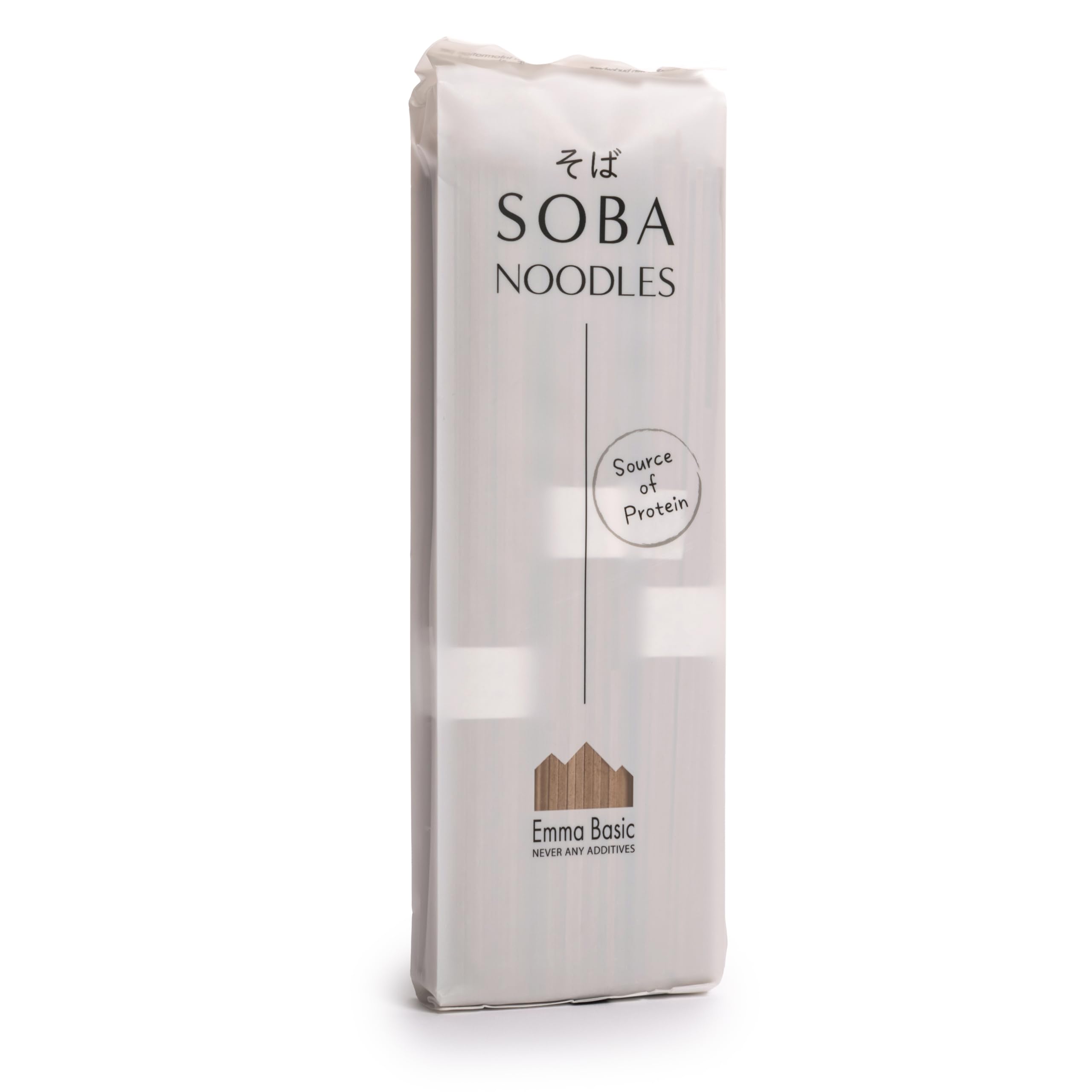 Emma Basic Soba Noodles - Source of Protein | Quick Cooking | 250g Pack