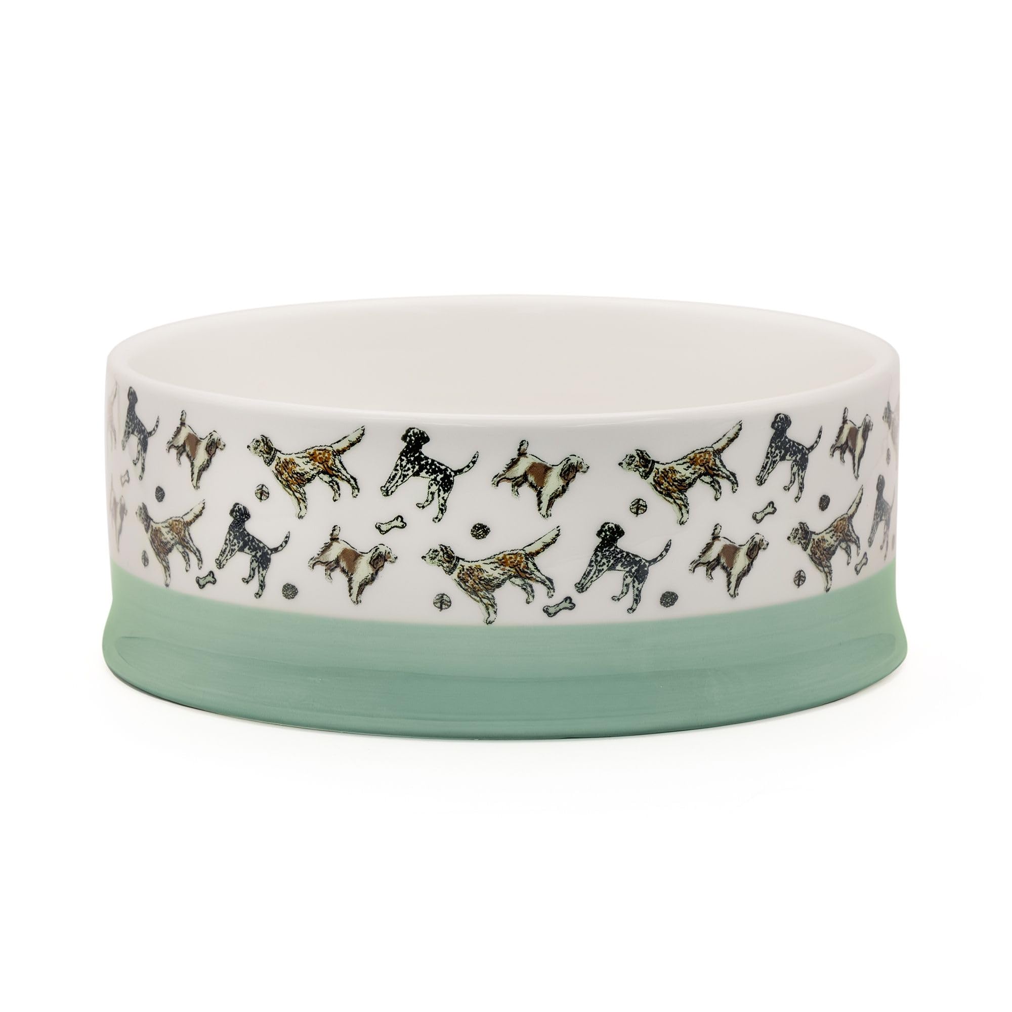 Banbury & Co Ceramic Dog Bowl - 400ml | Blue | Dishwasher Safe 1